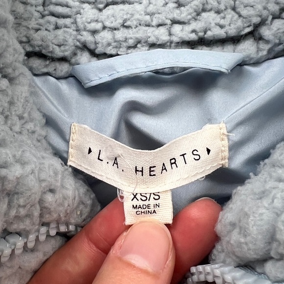 Pacsun Blue Sherpa Jacket - Picture 5 of 5